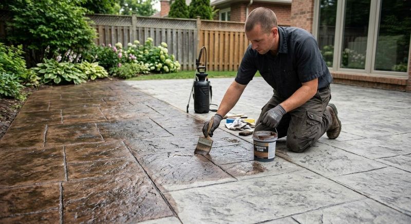 Concrete Staining Service in Frisco, TX