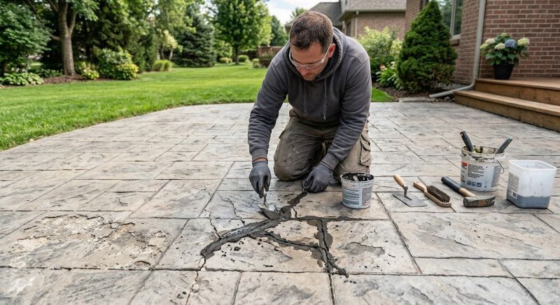 Decorative Concrete Repair in Miami Dade County, FL