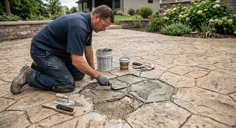 Decorative Concrete Repair in Waldorf, MD