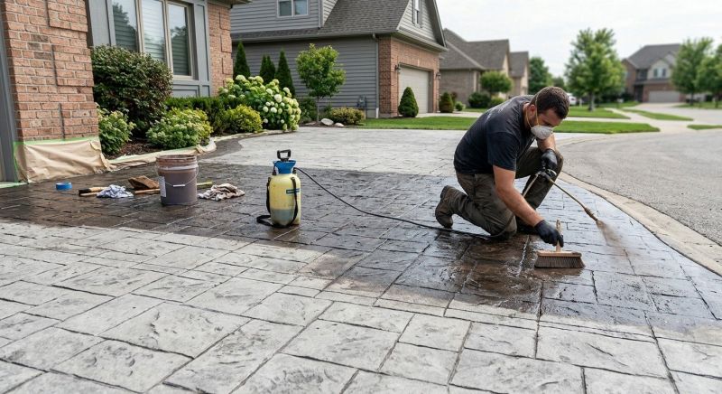 Driveway Staining in Corpus Christi, TX