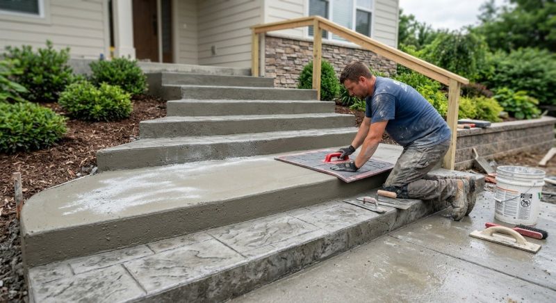 Stamped Concrete Construction in Frisco, TX