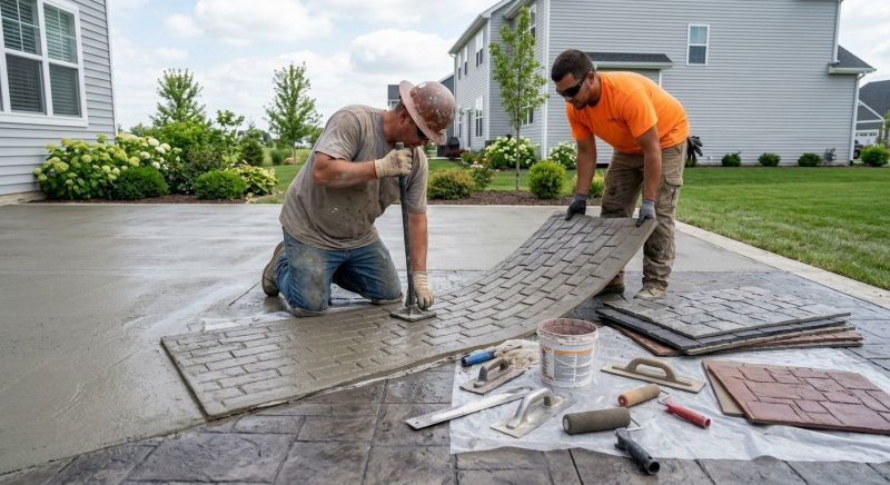 Concrete Patio Finishing in Frisco, TX