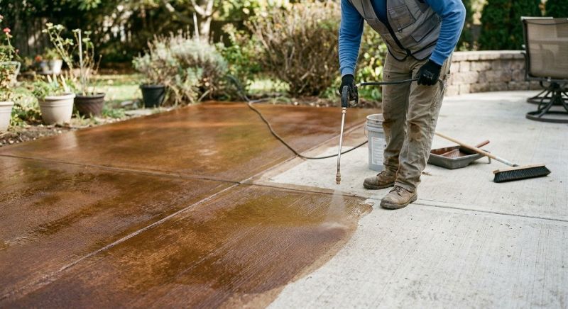 Concrete Patio Finishing in Corpus Christi, TX