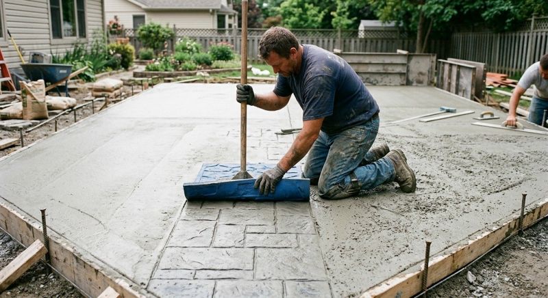 Concrete Patio Finishing in Corpus Christi, TX