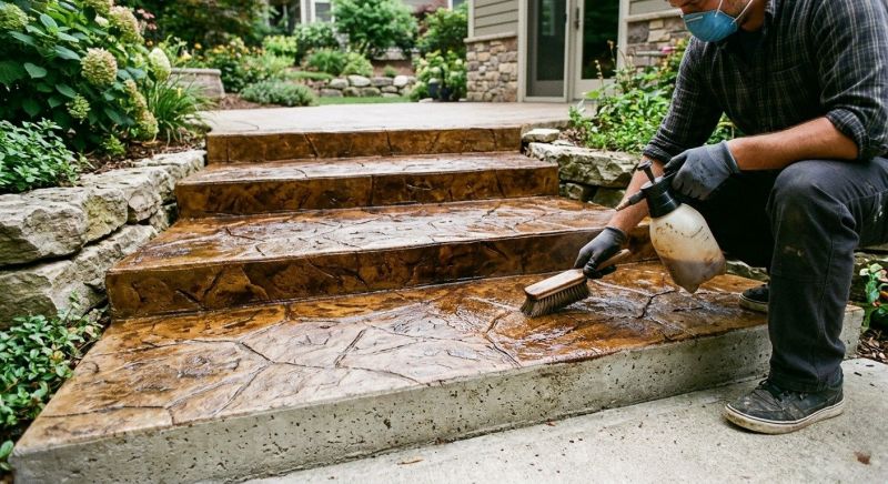 Concrete Staining Service in Frisco, TX
