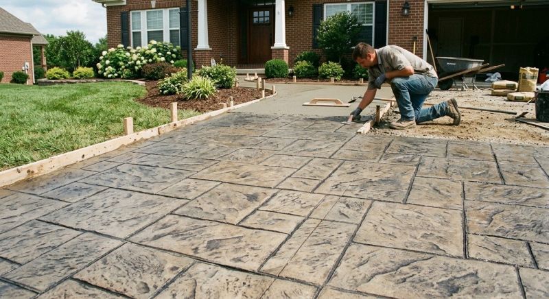 Driveway Overlay Installation in Frisco, TX