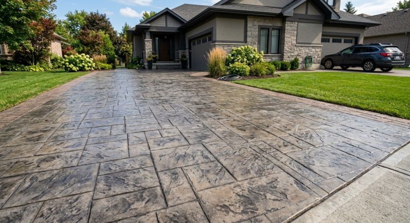 Driveway Stamping in Dallas, TX