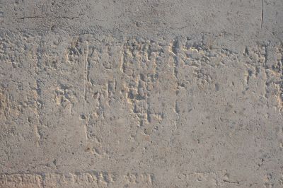 Stamped Wall Construction detail