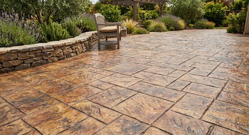 Patio Overlay Installation in Fort Worth, TX