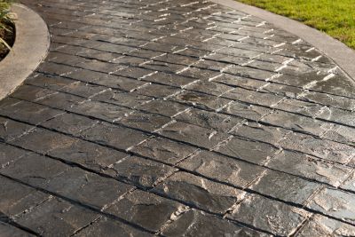Stamped Concrete Installation in Fort Worth, TX