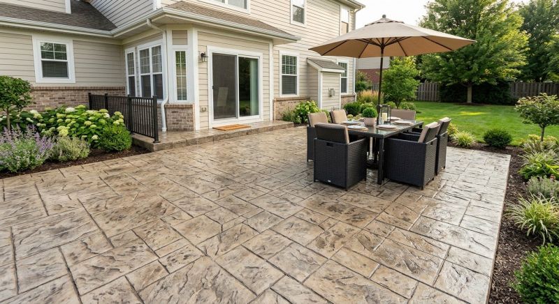 Stamped Concrete Replacement in Fort Worth, TX