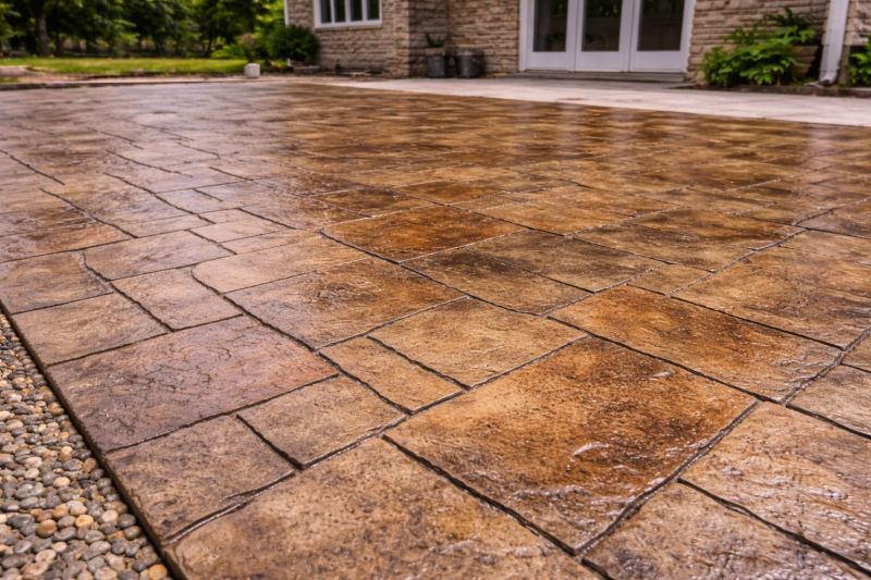 Tinted Concrete Installation in Fort Worth, TX